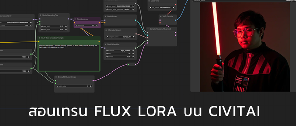 สอนเทรน Flux LoRA หน้าตัวเองแบบง่าย ด้วย Civitai.com